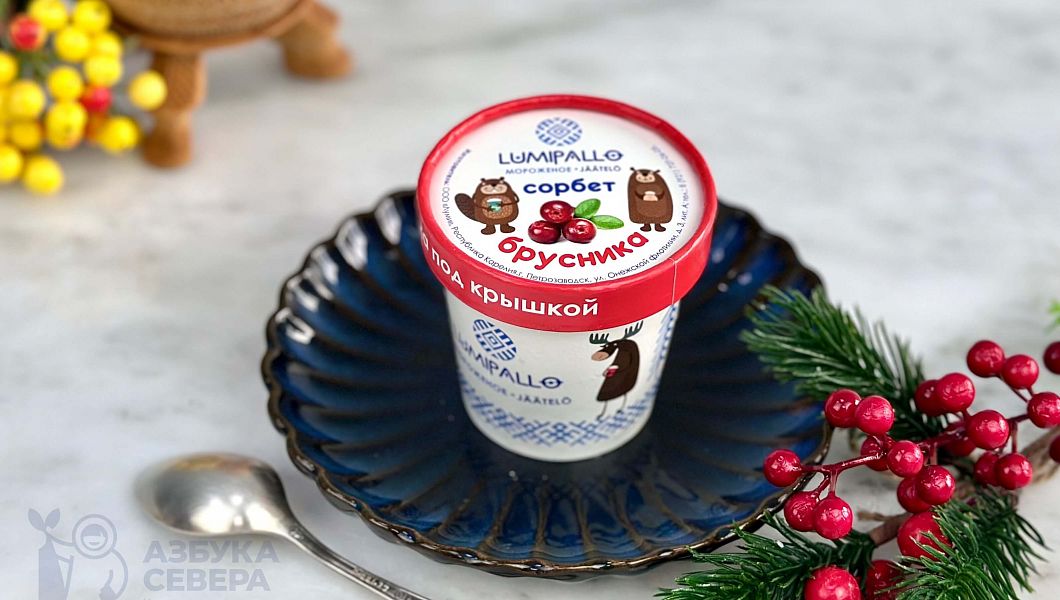 Сорбет из брусники