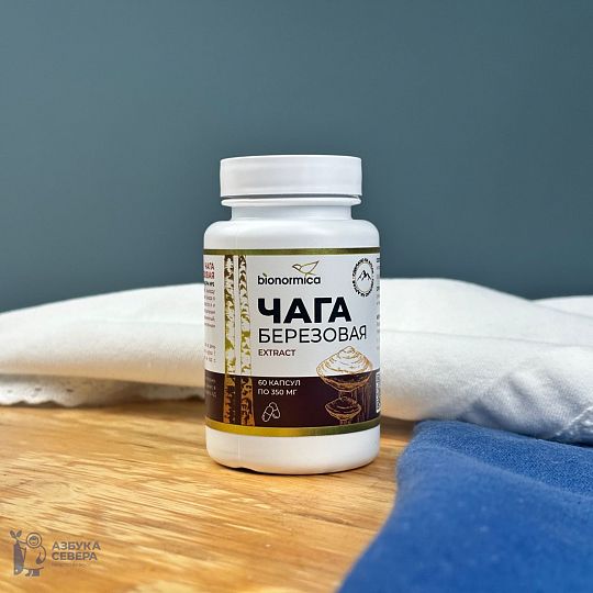 Чага березовая в капсулах 60 капсул