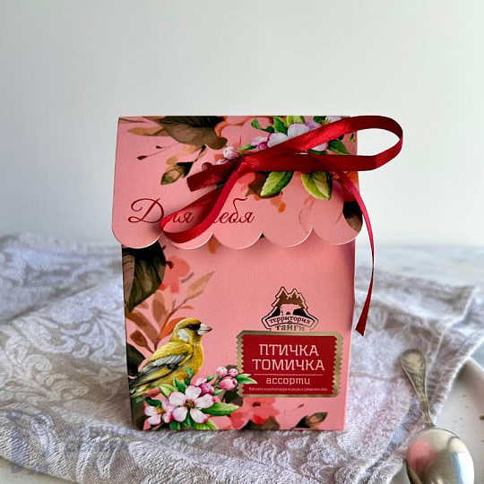 Конфеты сбивные ассорти "Птичка Томичка" (маленькая упаковка)