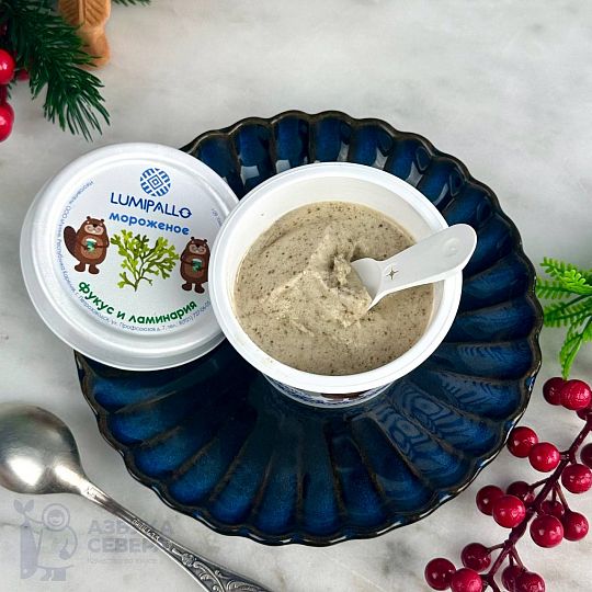Мороженое с фукусом и ламинарией (маленькая банка)