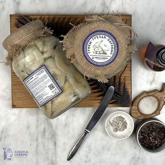 Грузди боровые соленые под гнетом 