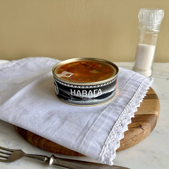 Навага обжаренная в томатном соусе