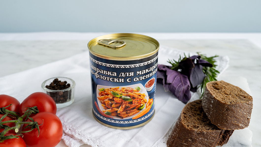 Заправка для макарон по-флотски с олениной