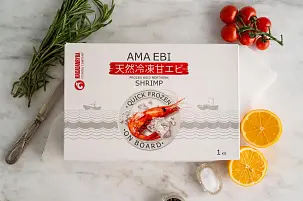 Креветка северная Ama Ebi  сыромороженая