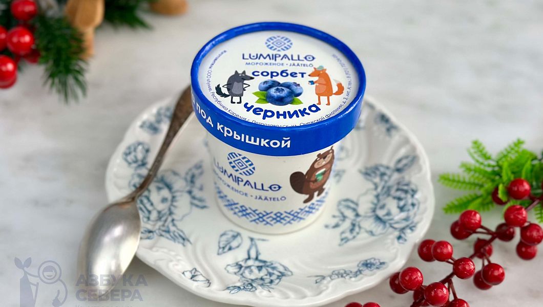 Сорбет из черники