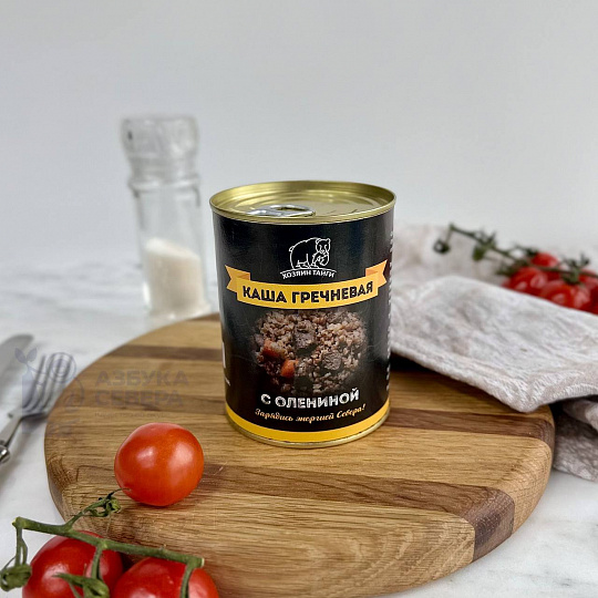 Каша гречневая с олениной 