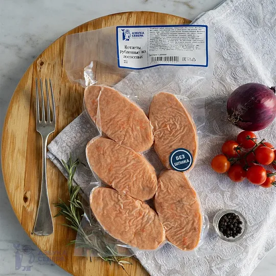 Котлеты рубленые лососевые