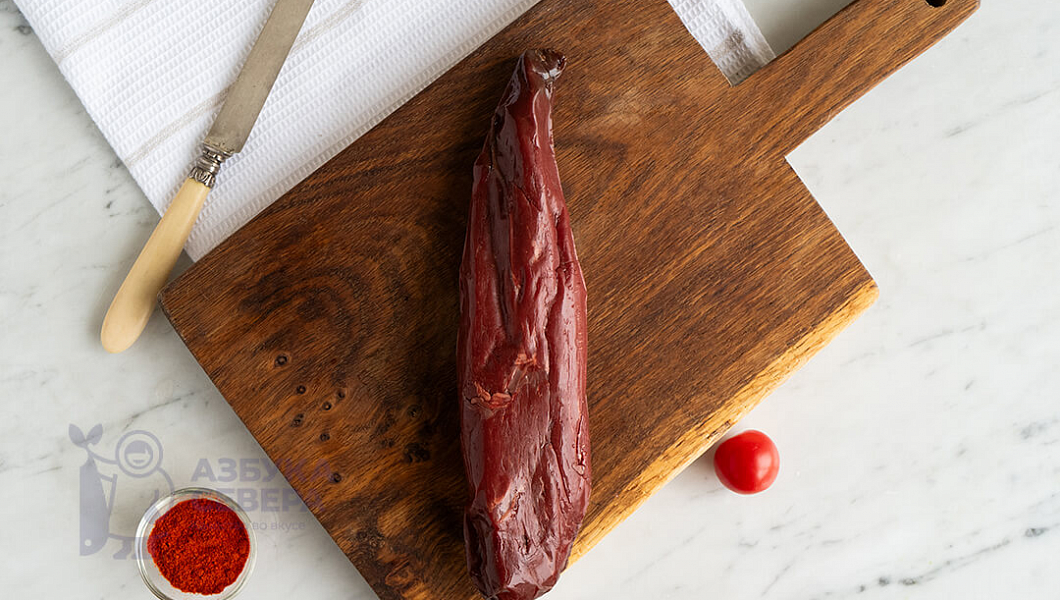 Карпаччо из оленины сырокопченое