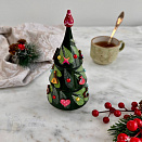 Елочка ручной работы с вареньем из земляники 