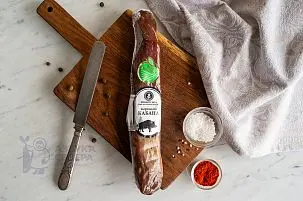 Мясо кабана вырезка сыровяленая 