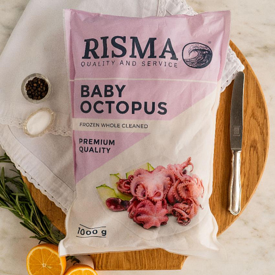 Осьминог мини свежемороженый 