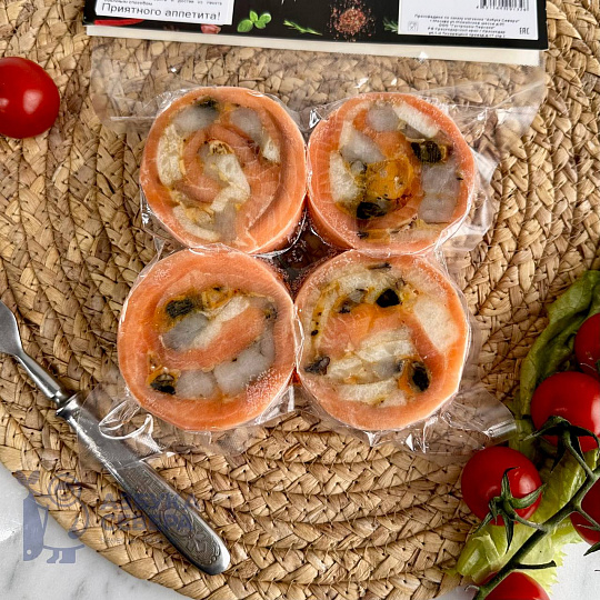Фишролл из сёмги с морепродуктами