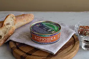 Корюшка копченая  в масле