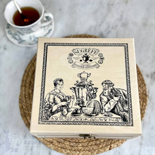 Шкатулка с 6 видами пакетированного чая