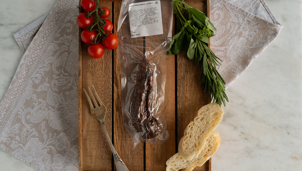 Бастурма из оленины варено-копченая 