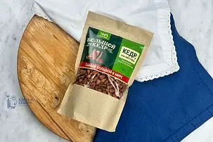 Кедровый орех отборный обжаренный с раскрытой скорлупой (большая упаковка)