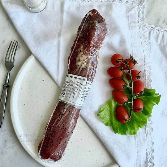 Мясо кабана вырезка сыровяленая 