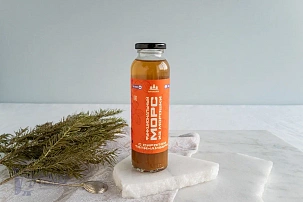 Морс из морошки с сиропом топинамбура