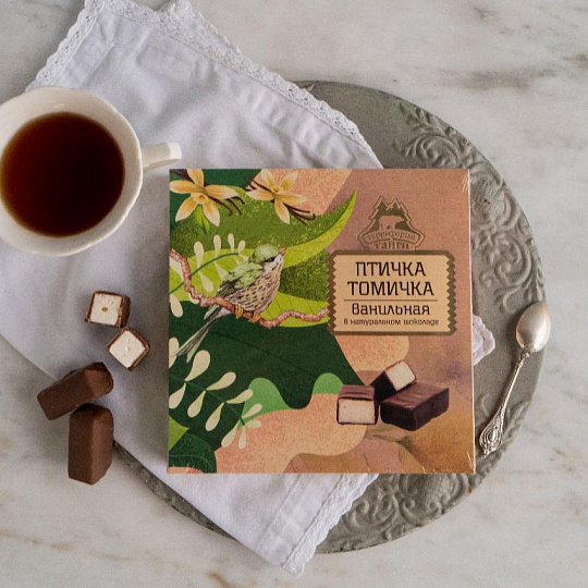 Конфеты сбивные ванильные "Птичка Томичка" 