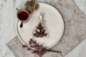 Шоколад молочный с начинкой "Елка"