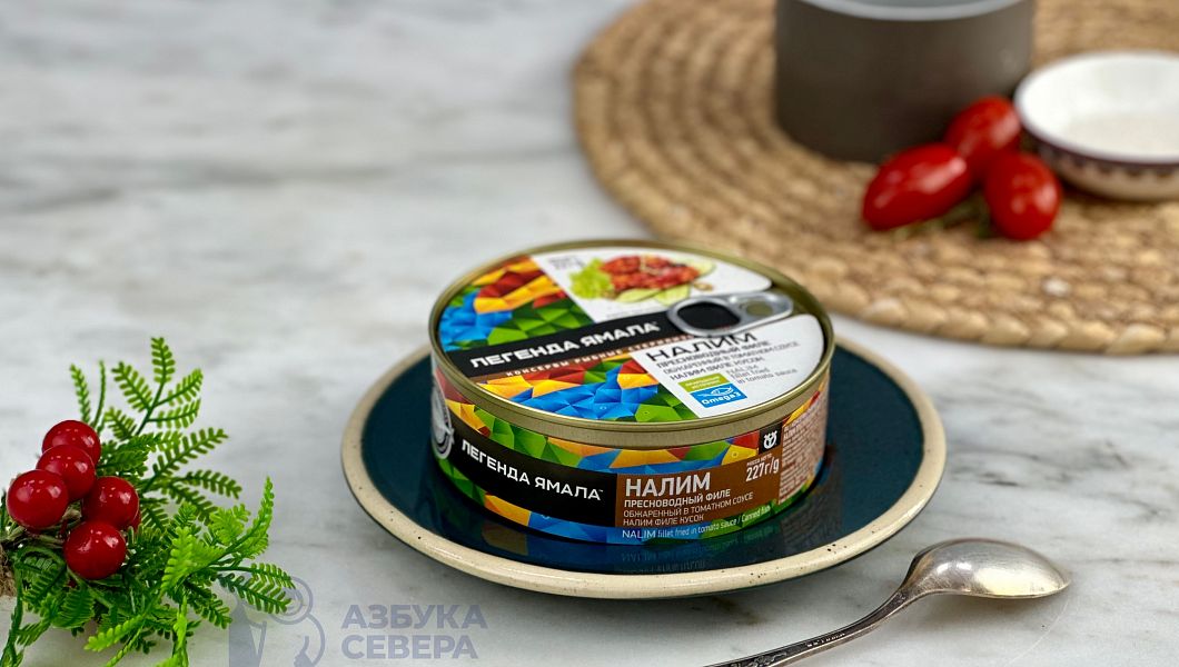 Налим обжаренный в томатном соусе (кусок)