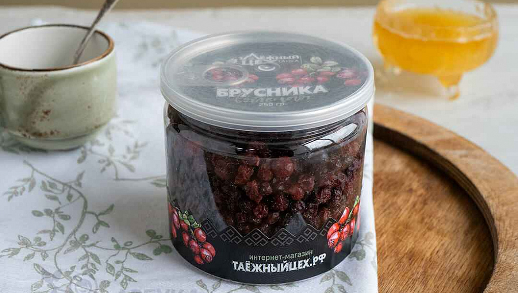 Брусника вяленая (банка)