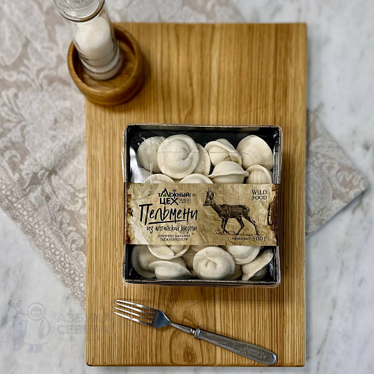 Пельмени из мяса косули