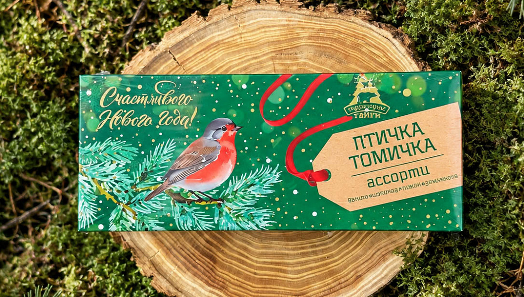 Конфеты сбивные ассорти "Птичка Томичка" (большая упаковка)
