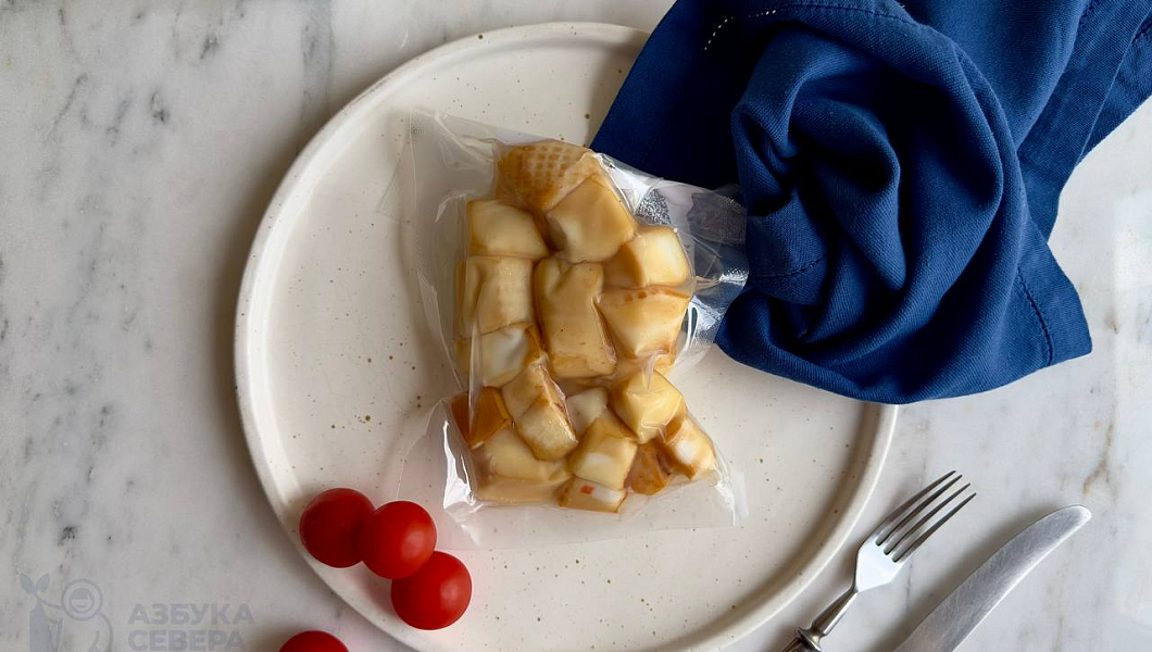 Кальмар  горячего копчения