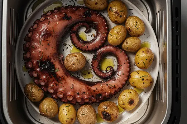 Осьминог с картофелем в мультишефе: необычный рецепт с морским вкусом