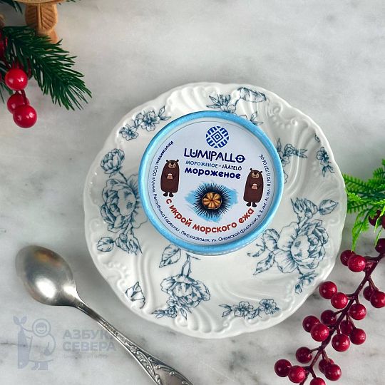 Мороженое с икрой морского ежа