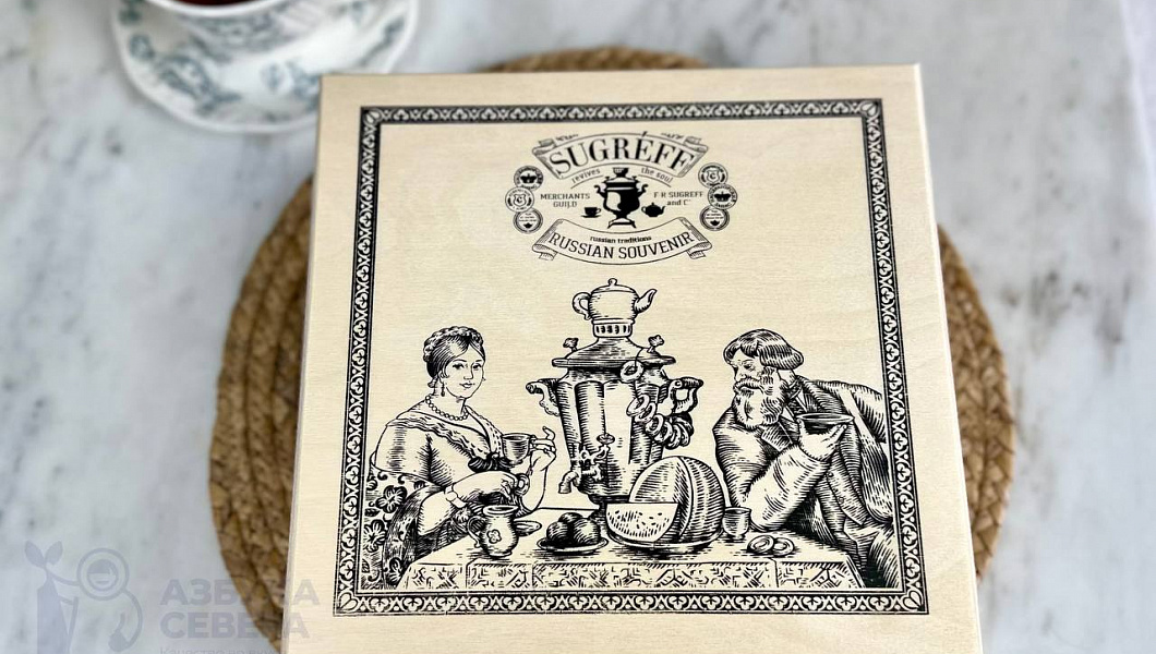 Шкатулка с 6 видами пакетированного чая