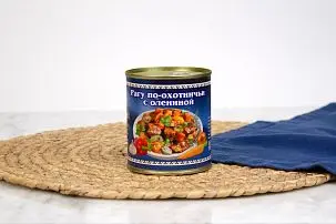 Рагу по-охотничьи с олениной, ж/б 290г