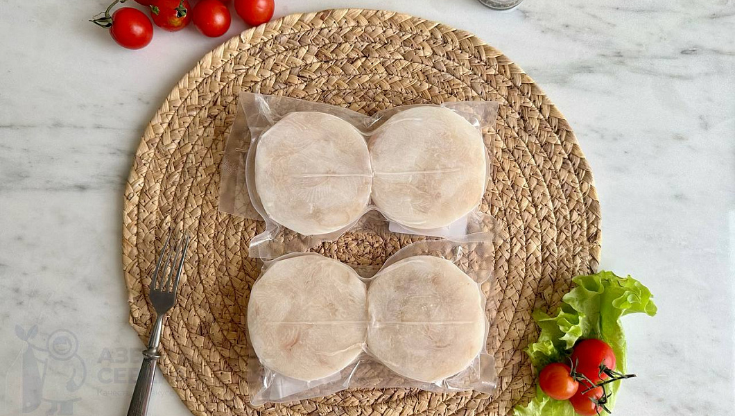 Медальоны из палтуса 