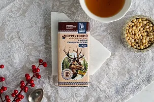 Живой шоколад на меду с мясом северного оленя