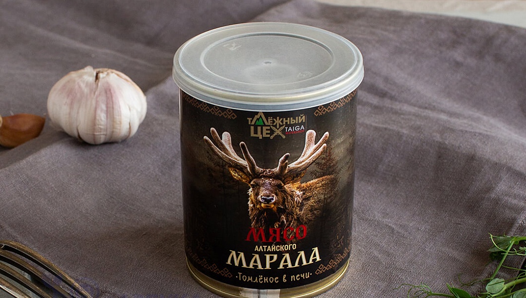 Мясо Алтайского Марала томленое в печи 