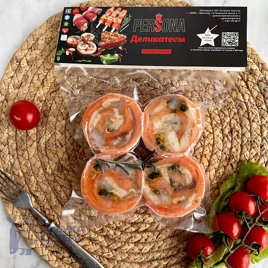 Фишролл из сёмги с морепродуктами