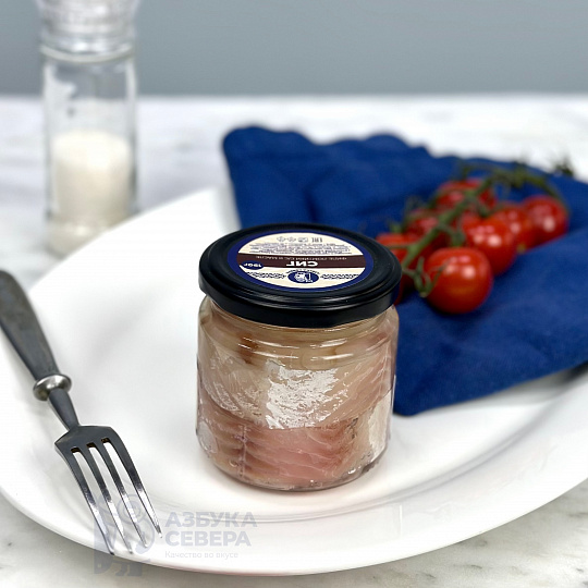 Сиг филе слабой соли (маленькая банка)