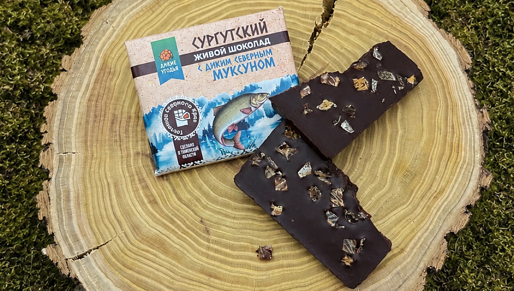 Живой шоколад на меду с муксуном