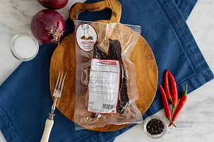 Юкола из оленины сыровяленая