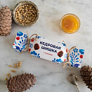 Шишка шоколадная с кедровым орехом и клюквой