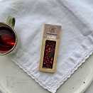 Шоколад горький с малиной