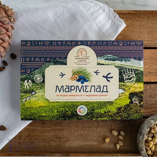 Мармелад жимолость и кедровый орех