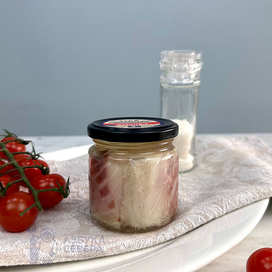 Нельма филе слабой соли (маленькая банка)