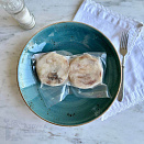 Медальоны из угольной рыбы