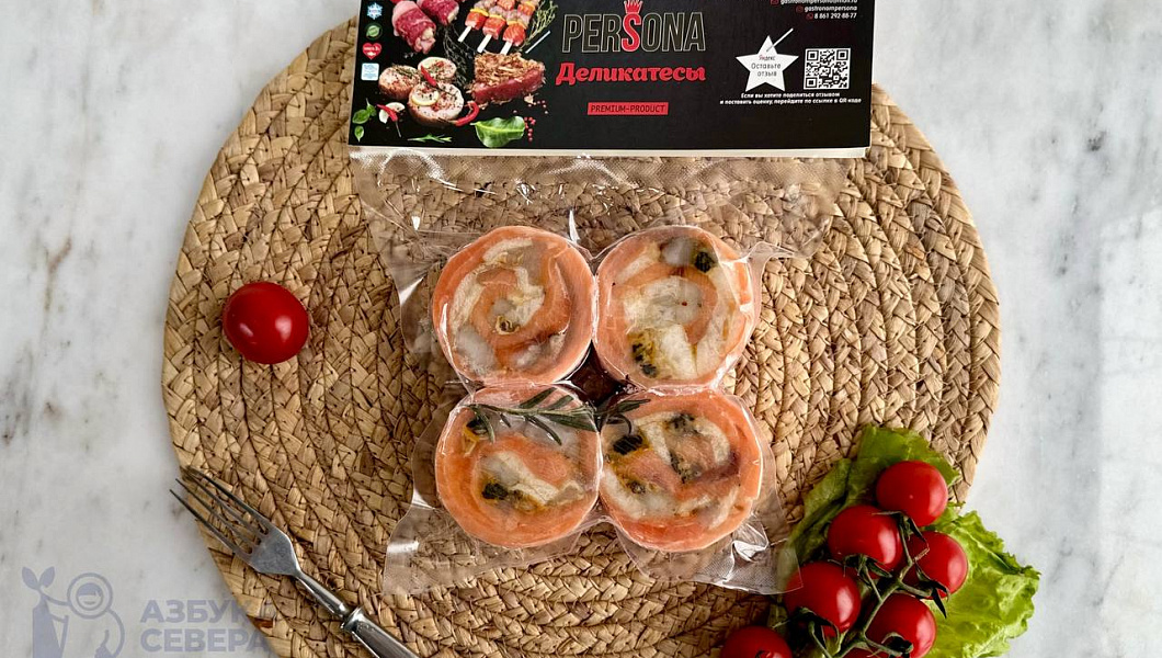 Фишролл из сёмги с морепродуктами