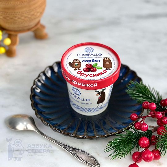 Сорбет из брусники