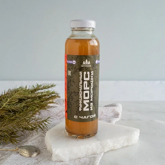 Морс из морошки с чагой