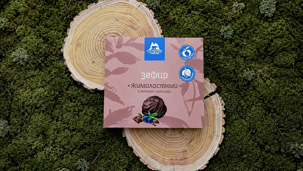 Зефир жимолостный в темном шоколаде