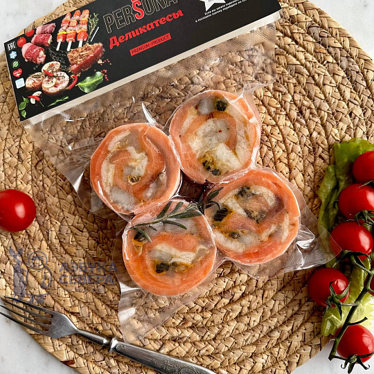 Фишролл из сёмги с морепродуктами